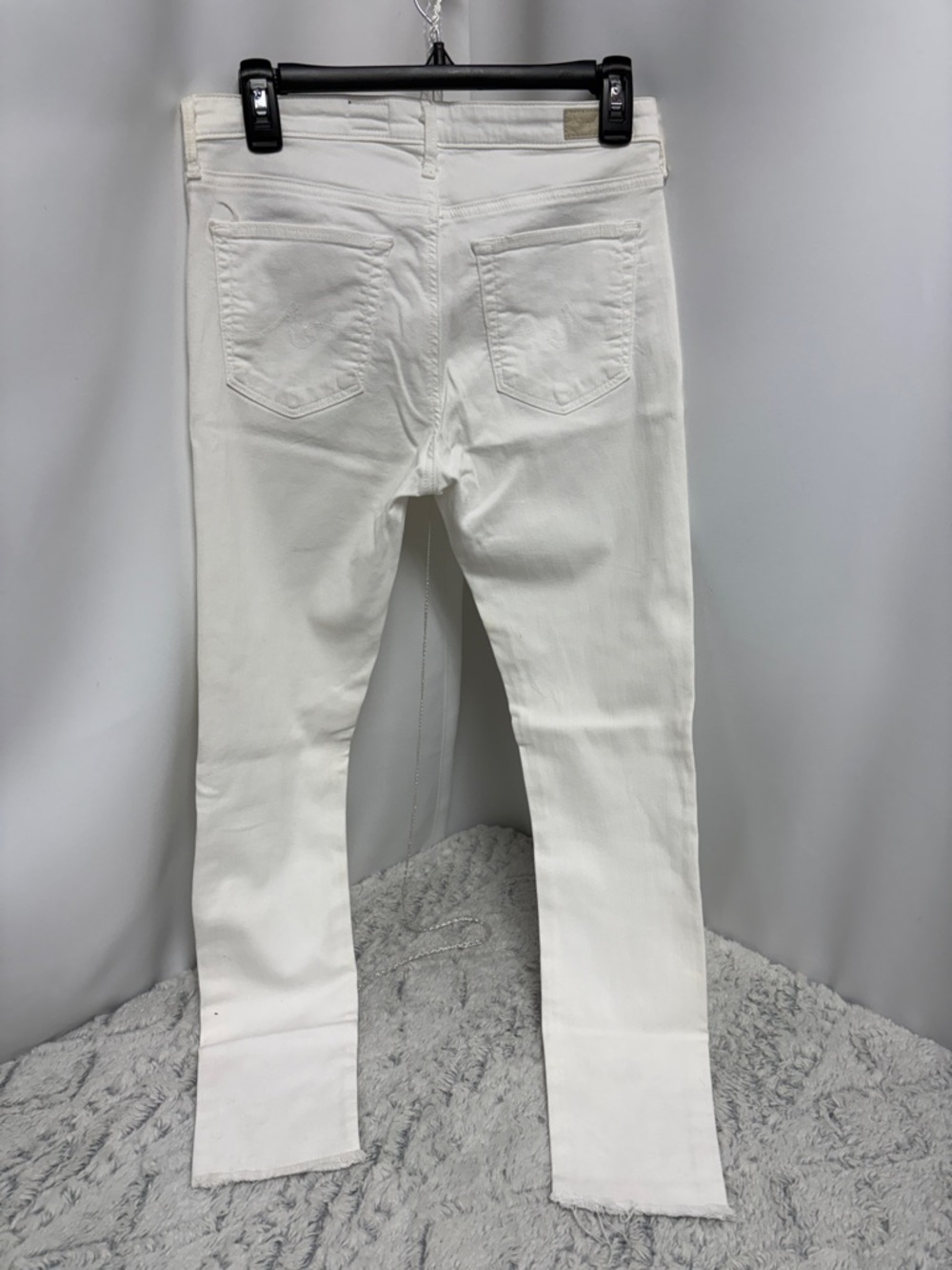 AG Adriano Goldschmied The Middi-Ankle White Skinny Jeans 28R - Picture 3 of 7